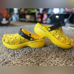 Smiley World Platform Crocs